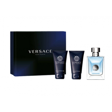 Versace Pour Homme Набор (Туалетная вода 50 ml, Гель для душа 50, Лосьон после бритья 50) (8011003837335) 